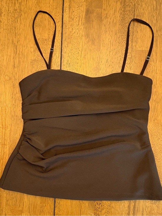 Abercrombie & Fitch Tops - Abercrombie & Fitch Brown Cowl Neck Draped Cami Top Size M